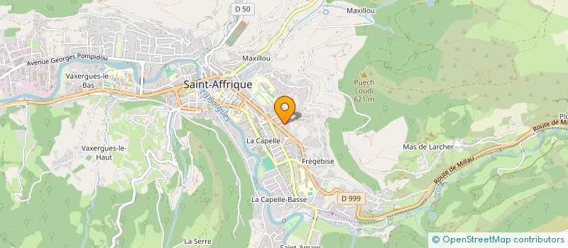 localisation de l'entreprise ASSO BIENFAISANCE GESTION LOGEMENT FOYER à SAINT-AFFRIQUE