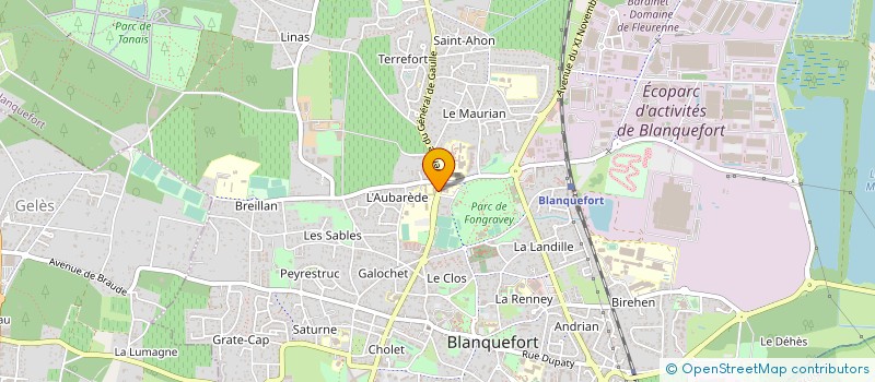 localisation de l'entreprise ASSO C.F.P.P.A à BLANQUEFORT