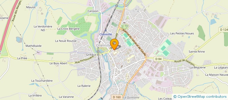 localisation de l'entreprise ASSO CANTINE ECOLES PUBLIQUES à CHEMILLE-EN-ANJOU