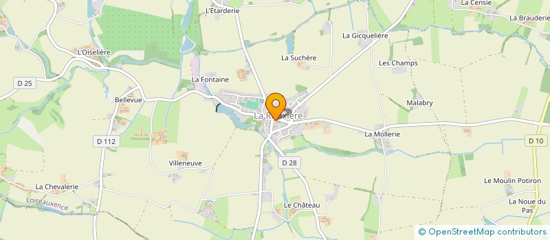 localisation de l'entreprise ASSO CANTINE LA ROUXIERE à LOIREAUXENCE