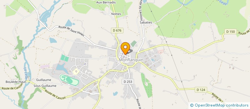 localisation de l'entreprise ASSO CANTONALE PERSONNES AGEES  MONFLANQUIN