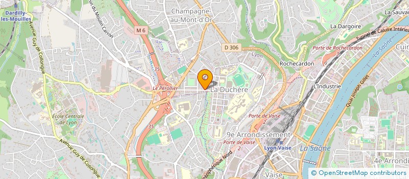 localisation de l'entreprise ASSO CENTRE SOCIAL SAUVEGARDE à LYON