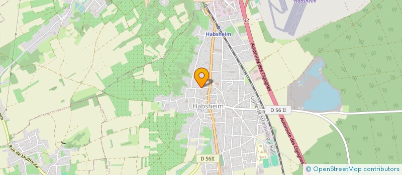 localisation de l'entreprise ASSO CENTRES VACAN HORIZ NOUV  HABSHEIM