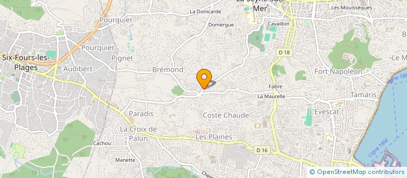 localisation de l'entreprise ASSO CERCLE CANIN SEYNOIS à LA SEYNE-SUR-MER