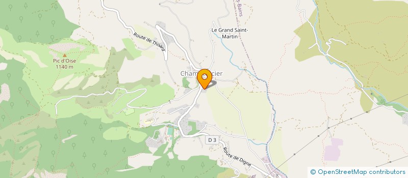localisation de l'entreprise ASSO CHANTERROIR à CHAMPTERCIER
