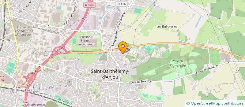 localisation de l'entreprise ASSO CHARIVARI à SAINT-BARTHELEMY-D'ANJOU