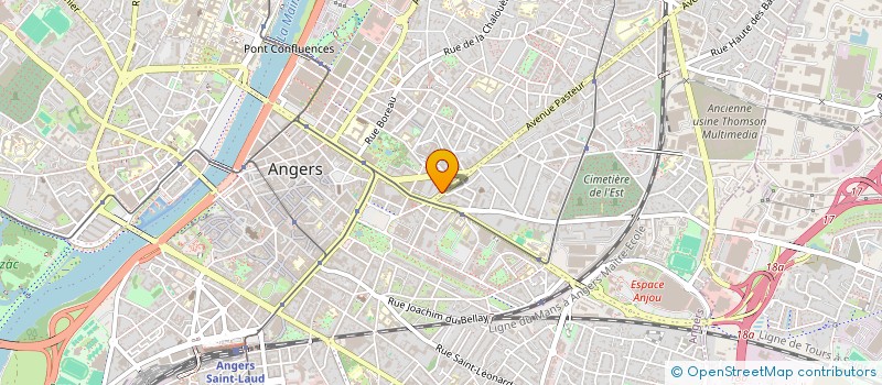 localisation de l'entreprise ASSO CINEGRYMM à ANGERS