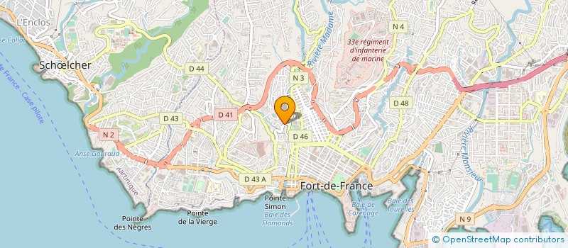 localisation de l'entreprise ASSO CITOY INSERT SOLID ECONOM à FORT-DE-FRANCE