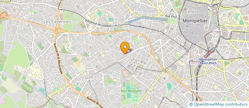 localisation de l'entreprise ASSO CLUB MOTONAUTIQUE DU GRAND SUD à MONTPELLIER