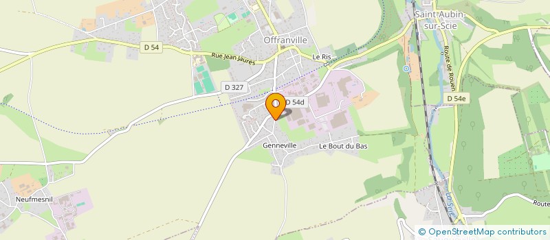 localisation de l'entreprise ASSO., CLUBHOTEL  OFFRANVILLE