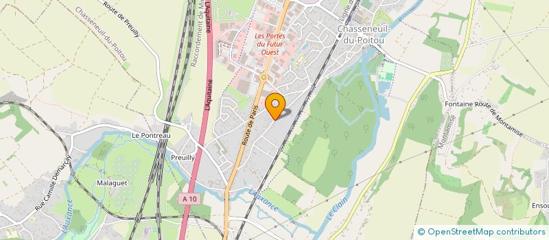 localisation de l'entreprise ASSO COLL OR NOR  CHASSENEUIL-DU-POITOU