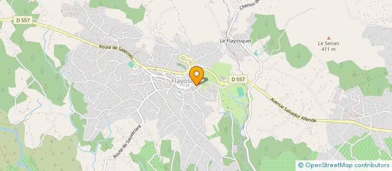localisation de l'entreprise ASSO COMITE D ANIMATION DU FLAYOSQUET  FLAYOSC
