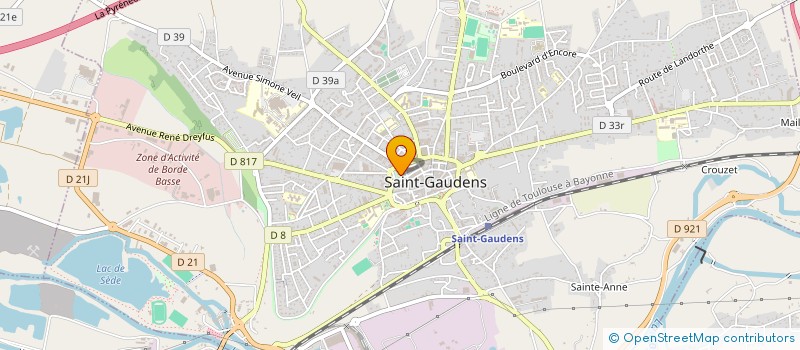 localisation de l'entreprise ASSO COMMING DE CONTROLE JUDICIAIRE à SAINT-GAUDENS