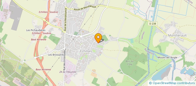 localisation de l'entreprise ASSO COMMUNALE DE CHASSE AGREEE  ECHILLAIS