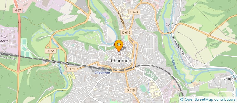 localisation de l'entreprise ASSO CONCESS AUTOMOBILES HAUT MARNAIS à CHAUMONT