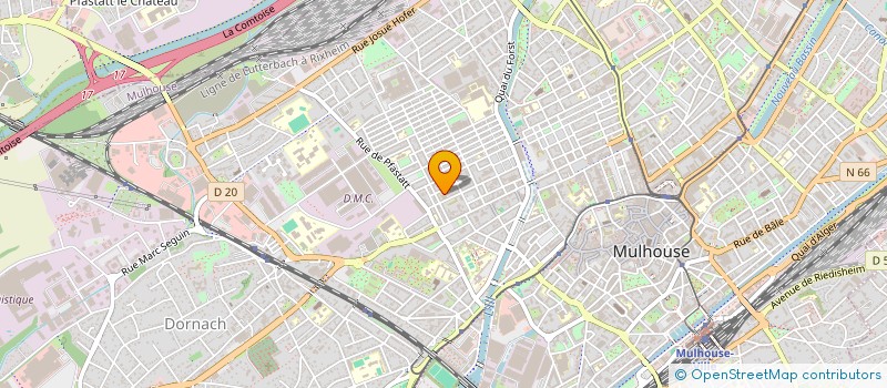 localisation de l'entreprise ASSO'CONSEIL  MULHOUSE