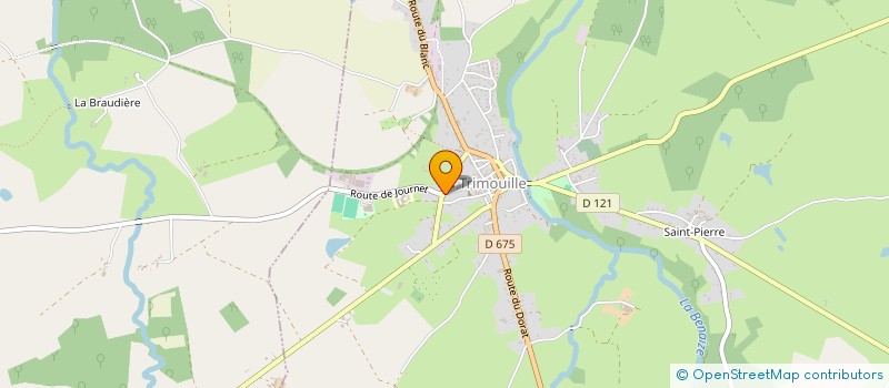 localisation de l'entreprise ASSO COOPERATIVE ECOLE PUBLIQUE  LA TRIMOUILLE