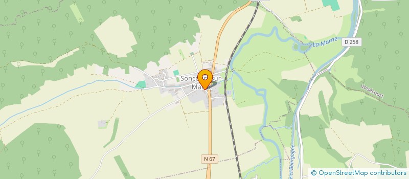 localisation de l'entreprise ASSO'COURTOISE à SONCOURT-SUR-MARNE