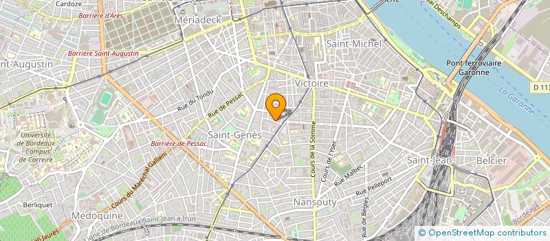 localisation de l'entreprise ASSO CRANE  BORDEAUX