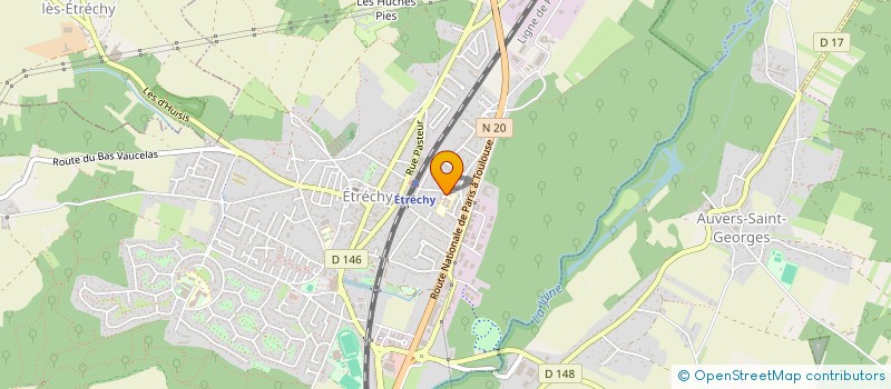 localisation de l'entreprise ASSO CTE DEP. FEDE.FRANCAISE SAUVETAGE  ETRECHY