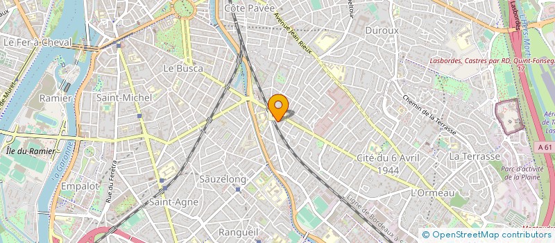 localisation de l'entreprise ASSO CULTUR FRANCO ITALIENNE MACHIAVELLI à TOULOUSE
