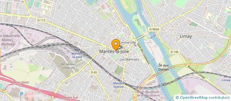 localisation de l'entreprise ASSO CULTURELLE BERBERE DU MANTOIS  MANTES-LA-JOLIE