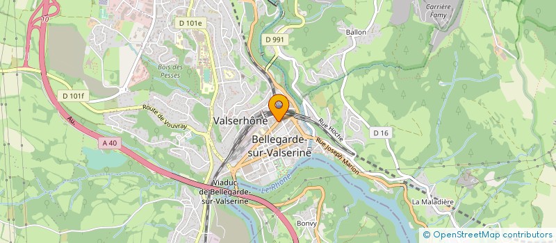 localisation de l'entreprise ASSO CULTURELLE ET DE LOISIRS à VALSERHONE