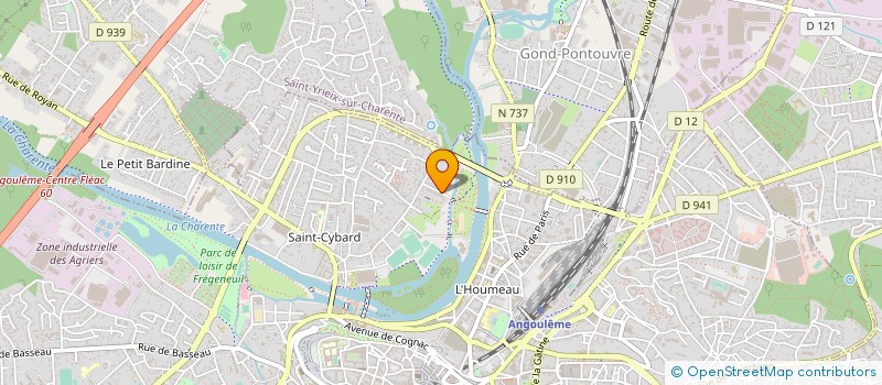 localisation de l'entreprise ASSO CYCLOTOURISTES ANGOUMOISINS à ANGOULEME