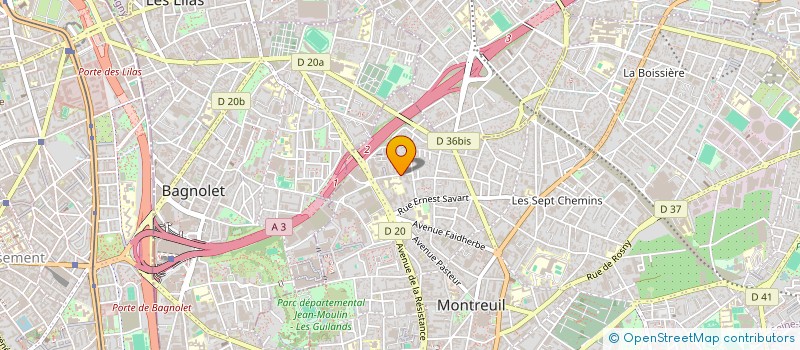 localisation de l'entreprise ASSO D'AIDE A L'INTEGRATION SOCIALE à MONTREUIL