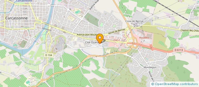 localisation de l'entreprise ASSO D AIDE D INSERTION à CARCASSONNE
