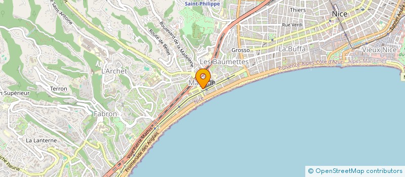 localisation de l'entreprise ASSO D ENTRAIDE DES SAPEURS POMPIERS DE NICE à NICE
