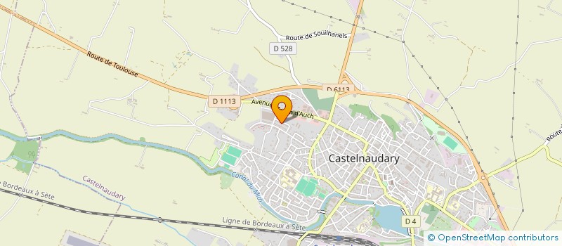 localisation de l'entreprise ASSO D-KLIK CREW  CASTELNAUDARY