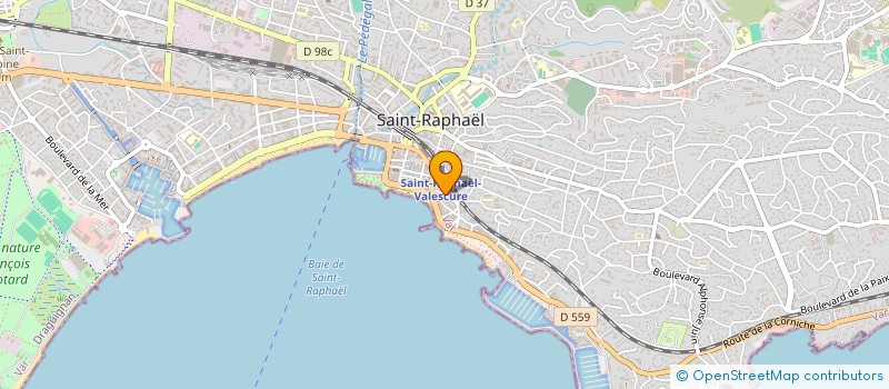 localisation de l'entreprise ASSO DE CONSEIL DEVELOP SOCIAL CULTUREL  SAINT-RAPHAEL