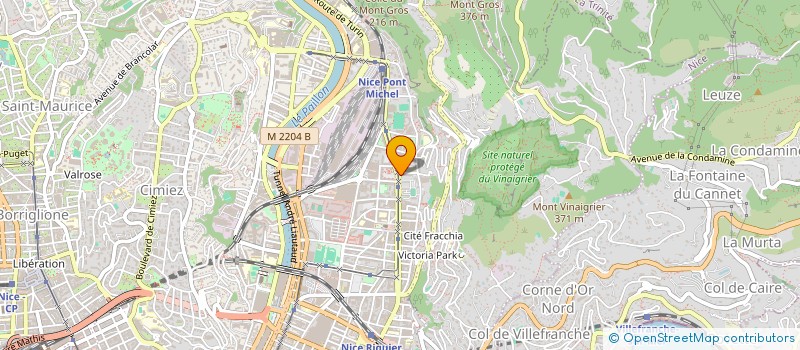 localisation de l'entreprise ASSO DE DEFENSE DES LOCATAIRES DE ST ROCH VIEUX à NICE