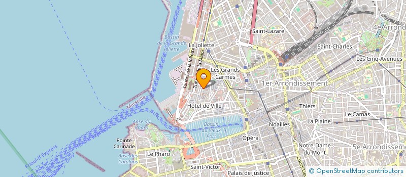 localisation de l'entreprise ASSO DE DEFENSE DES USAGERS DU PORT DU FRIOUL à MARSEILLE