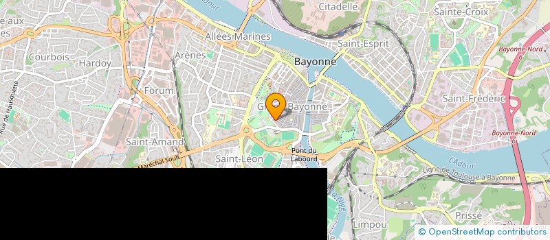 localisation de l'entreprise ASSO DE L ECOLE DE DANSE LA FLAMENQUITA à BAYONNE