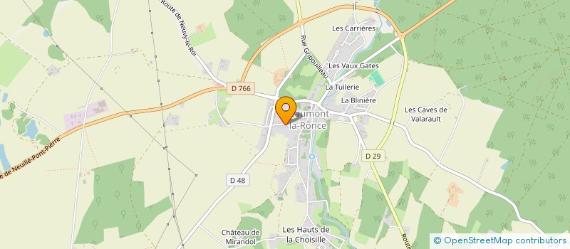 localisation de l'entreprise ASSO DE LA MOTO ST MARTIN 41  BEAUMONT-LOUESTAULT