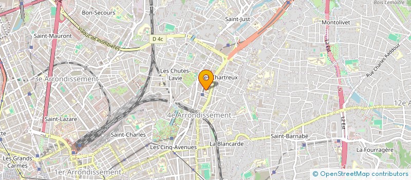 localisation de l'entreprise ASSO DE PARENTS D ELEVES DE L ENSEIGNEMENT LIBRE DE STE MARIE MADELEINE à MARSEILLE