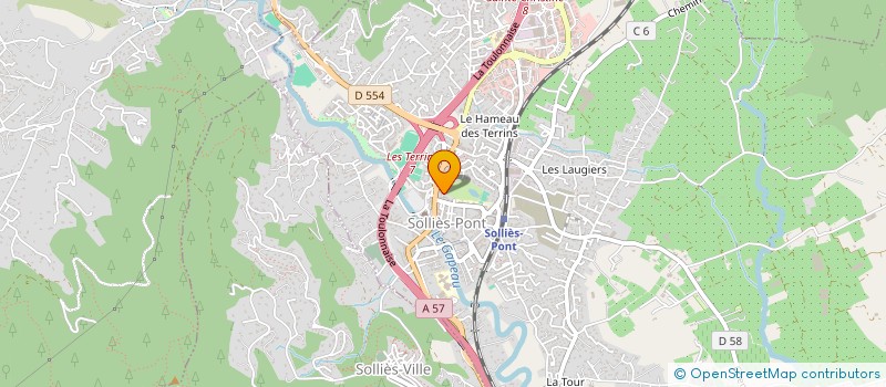 localisation de l'entreprise ASSO DE PREFIGURATION DE L ECOMUSEE à SOLLIES-PONT