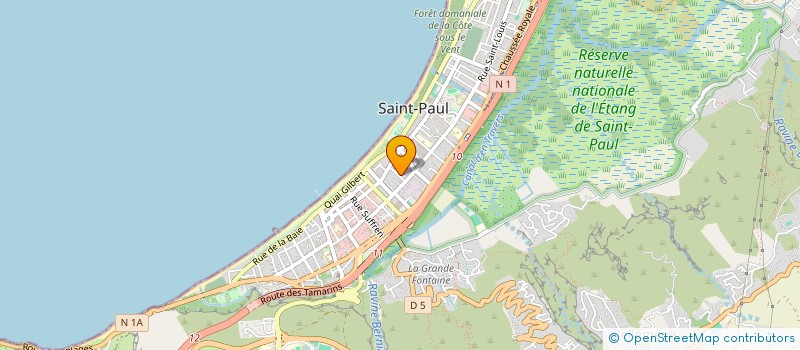 localisation de l'entreprise ASSO DE QUARTIER FRONT DE MER ST PAUL à SAINT-PAUL