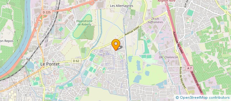 localisation de l'entreprise ASSO DE RANDONNEES PEDESTRES DU PONTETLOU CRAPAHUTAIRE  LE PONTET