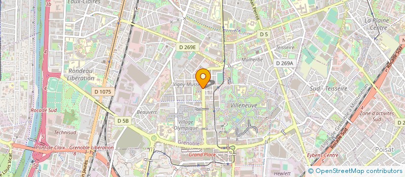 localisation de l'entreprise ASSO DE  SCIENCE REGIONALE DE LANGUE FRANCAISE à GRENOBLE