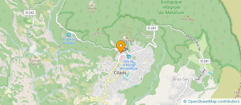localisation de l'entreprise ASSO DE TOURISME DE LOISIRS DE CILAOS à CILAOS