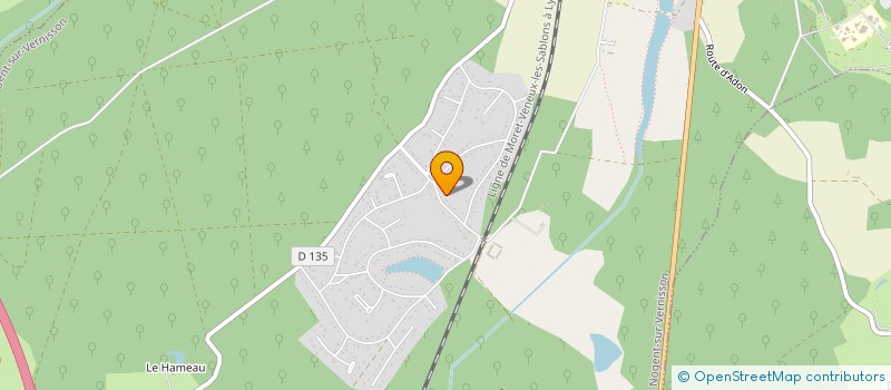 localisation de l'entreprise ASSO DECOU INITIATION ARBRE ET FORET  NOGENT-SUR-VERNISSON