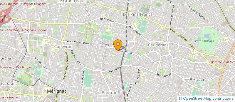 localisation de l'entreprise ASSO DEFEN ASSIS AUX PETITES ENTREPRISES à BORDEAUX