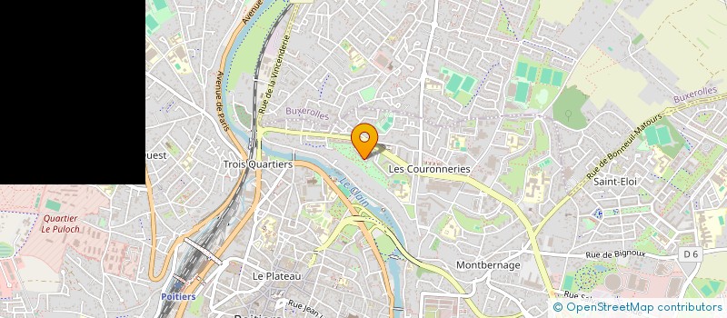 localisation de l'entreprise ASSO DEFENSE AGENTS GENERAUX ASSURANCES à POITIERS