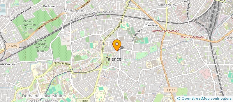 localisation de l'entreprise ASSO DEFENSE INTERETS DES MANDATAIRES  TALENCE