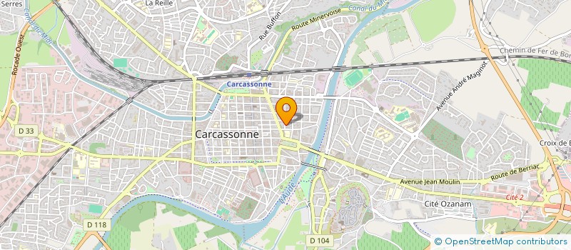 localisation de l'entreprise ASSO DEPAR AGRICOLE POUR PERSONNES AGEES à CARCASSONNE