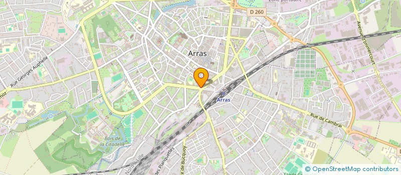 localisation de l'entreprise ASSO DEPAR FAIM DEVELOPPEMENT à ARRAS
