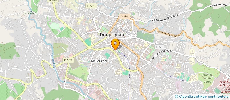 localisation de l'entreprise ASSO DEPART AMIS PARE  DRAGUIGNAN